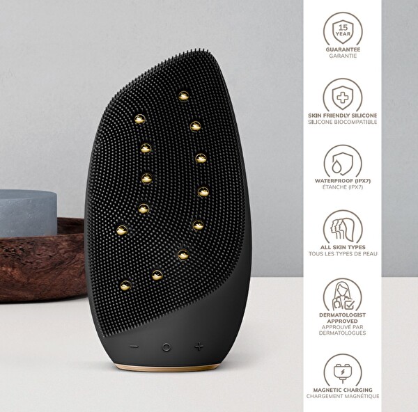 Geske Yüz Temizleme ve Bakım Cihazı 8 in 1 SmartAppGuided Sonic Thermo Facial Brush & Face-Lifter