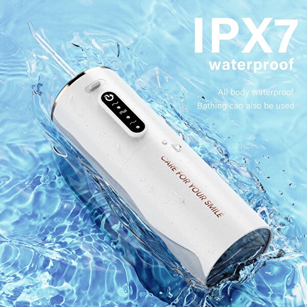 Valkyrie Şarj Edilebilir Taşınabilir Ağız Duşu 280 ML Diş Protez Bakım Cihazı Gündelik Kullanım