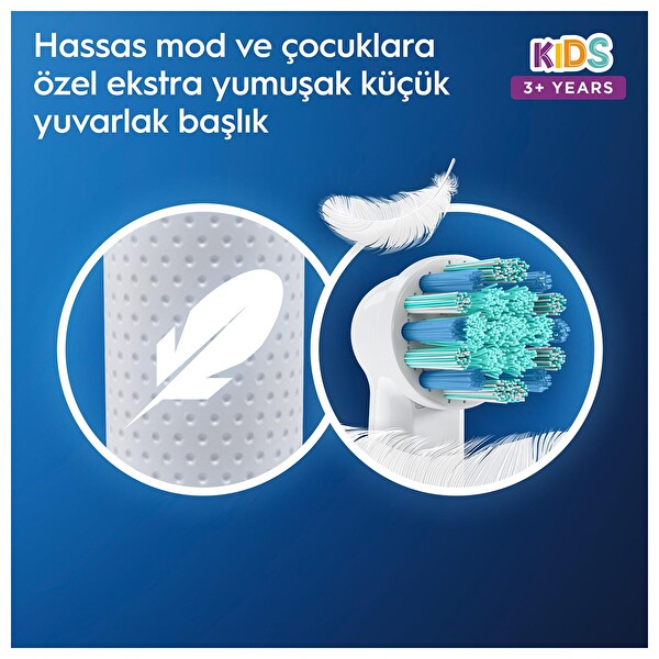Oral-B D100 Vitality Lightyear Özel Seri Çocuklar İçin Ekstra Yumuşak Şarj Edilebilir Diş Fırçası