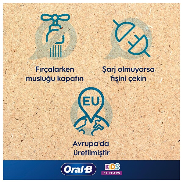Oral-B D100 Vitality Lightyear Özel Seri Çocuklar İçin Ekstra Yumuşak Şarj Edilebilir Diş Fırçası