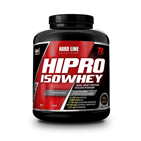 Hardline Hipro IsoWhey 1800 GR Çikolata Aromalı