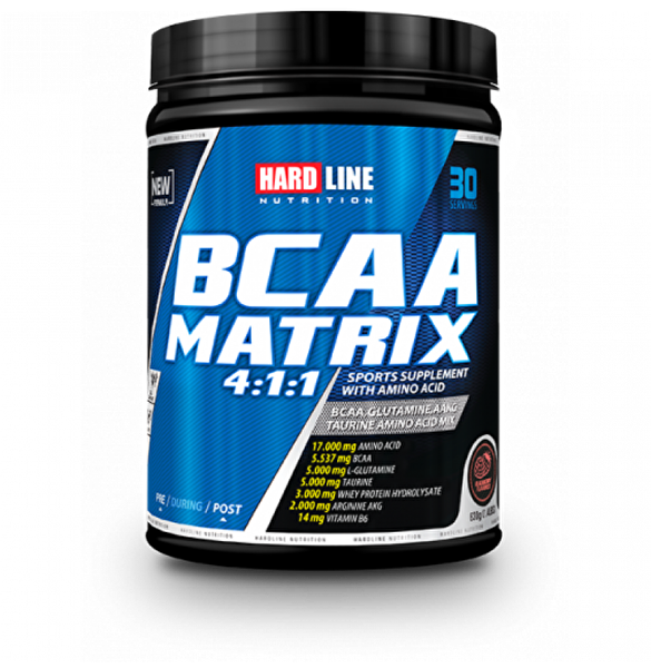 Hardline BCAA Matrix 630 GR Böğürtlen Aromalı
