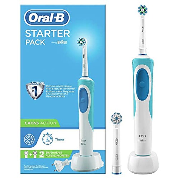 Oral-B Starter Pack Cross Action Şarj Edilebilir Diş Fırçası