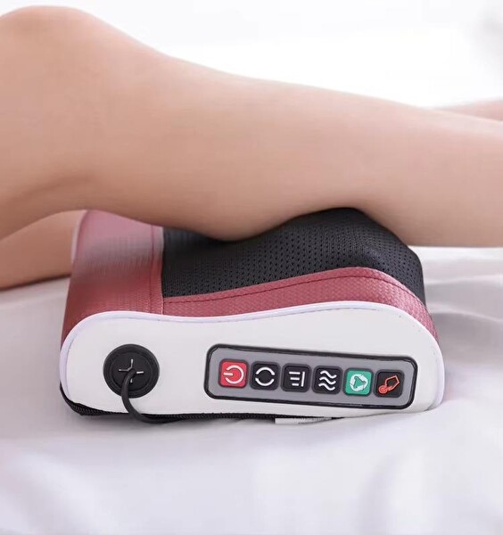 Valkyrie Elektrikli Masaj Yastığı Isıtmalı Yoğurmalı Kademeli Boyun Bel Sırt Bacak Masajı Araç Çakmaklıklı Adaptörlü