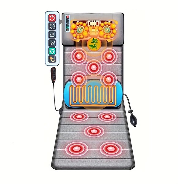 Valkyrie Tüm Vücut Masaj Yatağı Oturarak veya Yatarak Kullanım Titreşimli Isıtmalı 10 Bölge