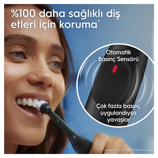 Oral-B iO 2 Şarjlı Diş Fırçası - Siyah - Seyahat Kabı