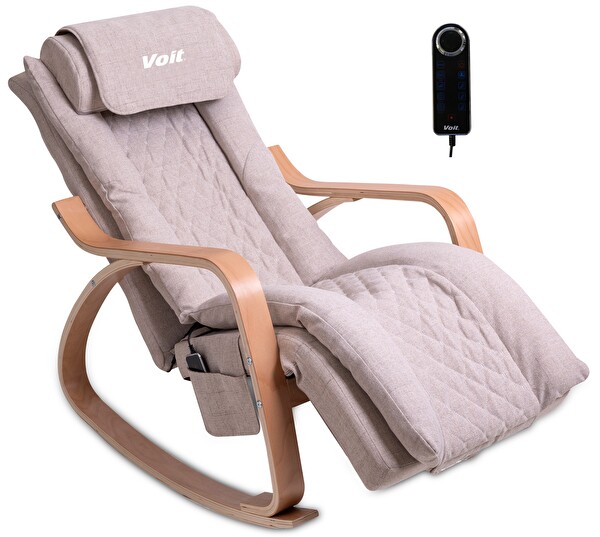 Voit M300 Elektrikli Masaj Koltuğu Masaj Sandalyesi Kumandalı - Krem