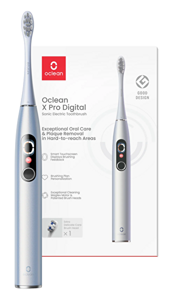 Oclean X Pro Dijital Diş Fırçası Platin Gri
