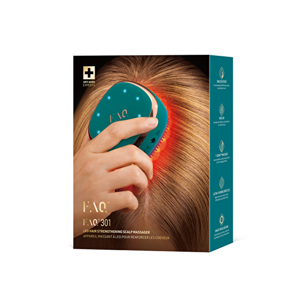 Foreo FAQ 301 LED Saç Güçlendirici Saç Derisi Masaj Aleti