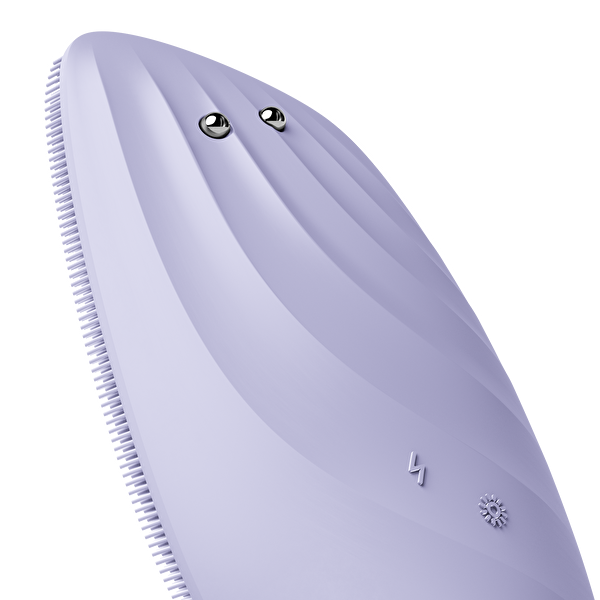 Geske Titreşimli Mikro Akım Termal Mor Yüz Temizleme ve Cilt Sıkılaştırıcı Cihaz | Sonic Thermo Facial Brush Face-Lifter