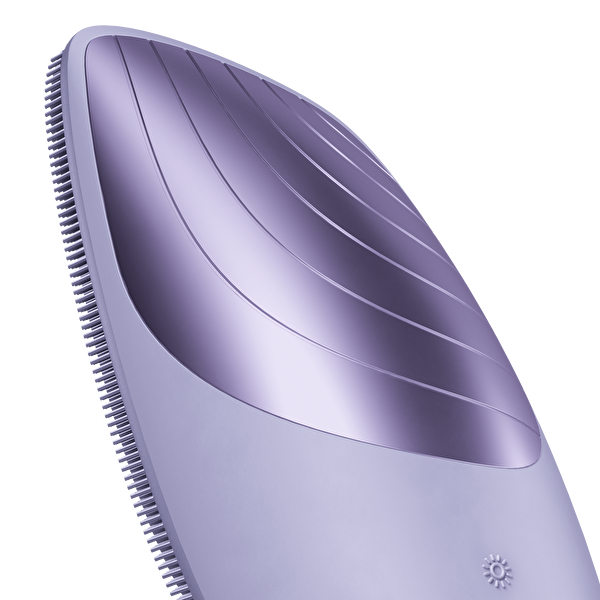 Geske Titreşimli Mor Yüz Temizleme ve Isılı Masaj Cihazı | Sonic Thermo Facial Brush