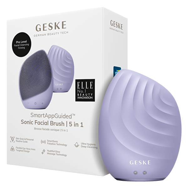 Geske Yüz Temizleme ve Cilt Bakım Cihazı Mor | Sonic Facial Brush