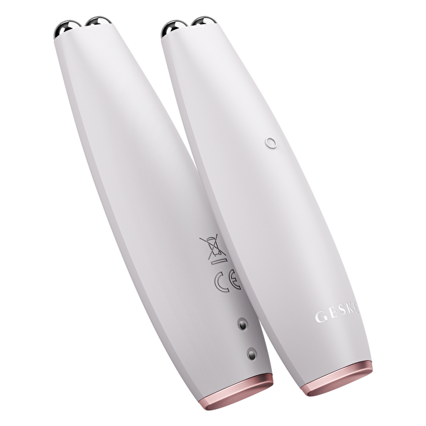 Geske Titreşimli Mikro Akım Yüz Germe ve Sıkılaştırma Sağlayan Beyaz Akıllı Kalem | MicroCurrent Face-Lift Pen