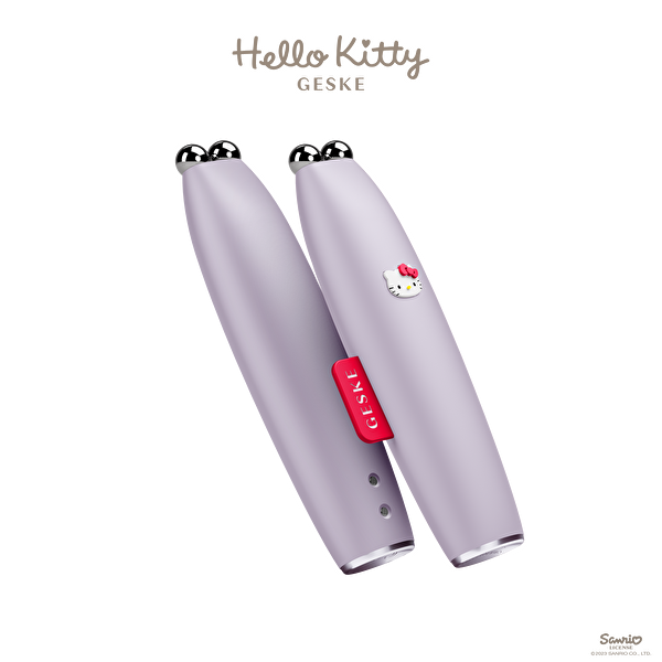 Geske Hello Kitty Titreşimli Mikro Akım Yüz Sıkılaştırıcı Akıllı Kalem Lila| Microcurrent Face-lift Pen