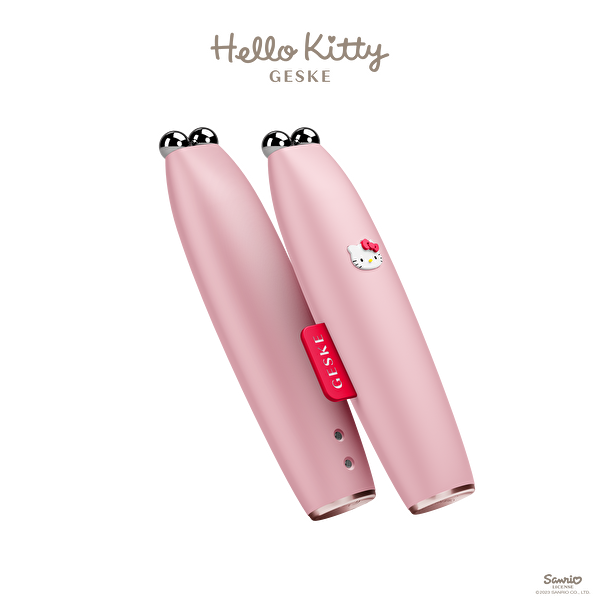 Geske Hello Kitty Titreşimli Mikro Akım Yüz Sıkılaştırıcı Akıllı Kalem Pembe | Microcurrent Face-lift Pen