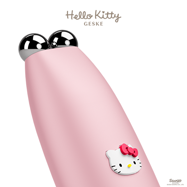 Geske Hello Kitty Titreşimli Mikro Akım Yüz Sıkılaştırıcı Akıllı Kalem Pembe | Microcurrent Face-lift Pen