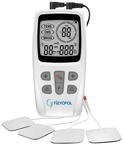 Fizyopol R-C4D TENS EMS Masaj Cihazı Dijital 2 Kanal 22 Program