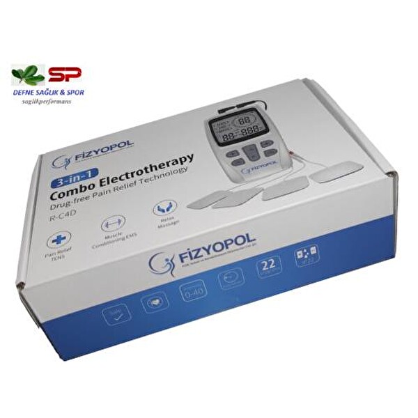 Fizyopol R-C4D TENS EMS Masaj Cihazı Dijital 2 Kanal 22 Program