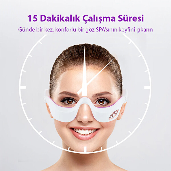 Ezere Göz Masaj Terapi Aleti Beyaz