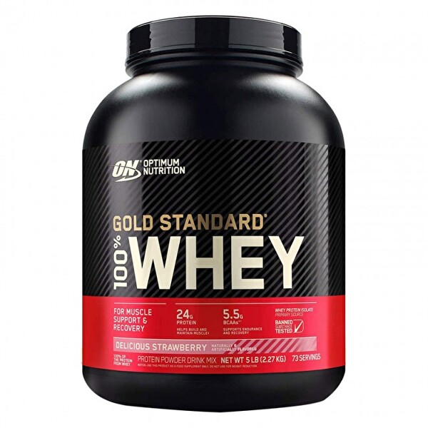 Optimum Nutrition Gold Standard Whey Protein Tozu 2.2 KG Çilek Aromalı