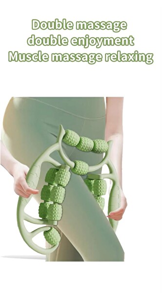 Valkyrie 29 Tekerlekli Ayak ve Bacak Masaj Aleti Somon