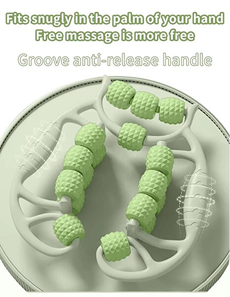 Valkyrie 29 Tekerlekli Ayak ve Bacak Masaj Aleti Somon