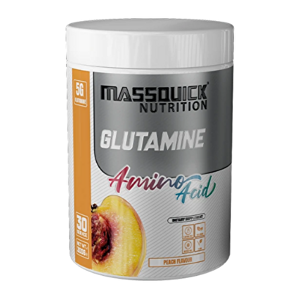 MassQuick Glutamine 300 GR Şeftali Aromalı