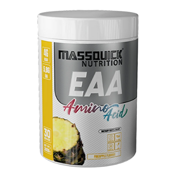 MassQuick EAA Esansiyel Amino Asit 300 GR Ananas Aromalı