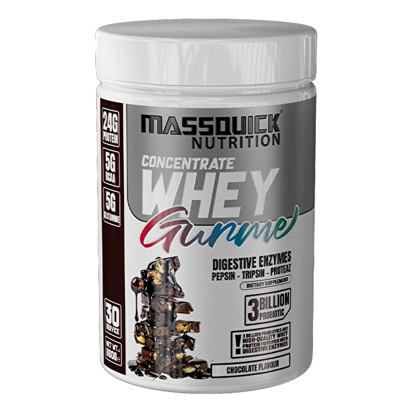 MassQuick Gurme Whey Protein Tozu 900 GR Çikolata Aromalı