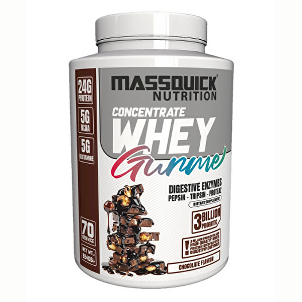 MassQuick Gurme Whey Protein Tozu 70 Servis Çikolata Aromalı