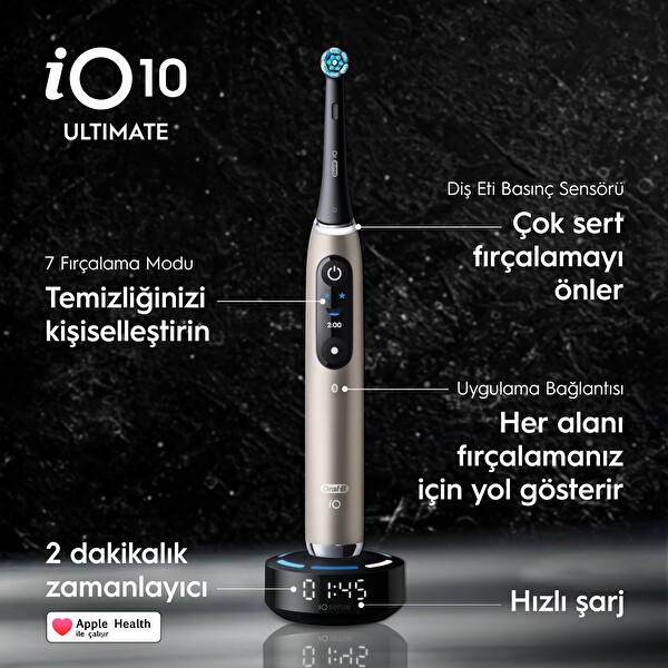 Oral-B iO 10 Gold Şarjlı Diş Fırçası