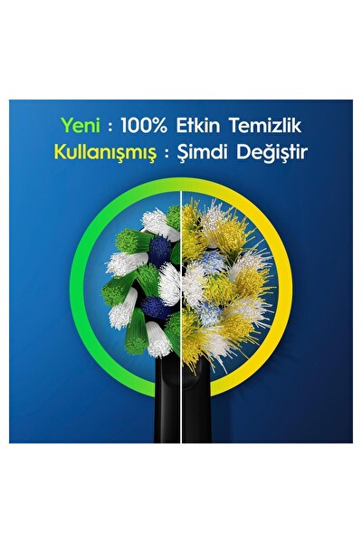 Oral-B Clean Pro Cross Action Şarlı Diş Fırçası Siyah