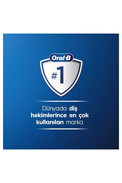 Oral-B Clean Pro Cross Action Şarlı Diş Fırçası Siyah