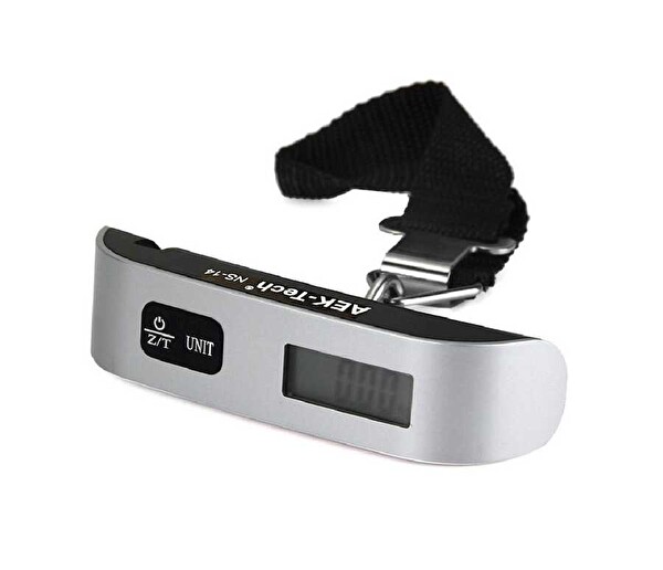 Aek-Tech 50 KG Askılı El Bagaj Seyahat Tartısı Terazi Işıklı