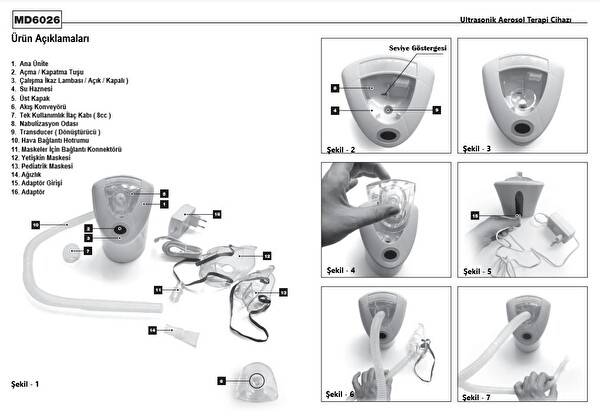LAICA MD6026P Ultrasonik Nebulizatör