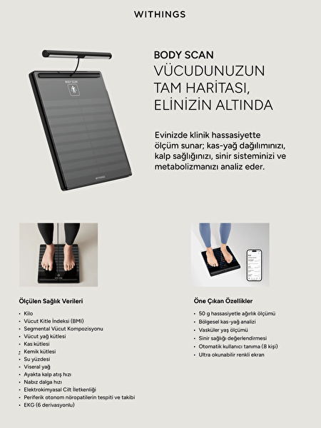 Withings BeamO SCT02 Medikal Destek Kişisel Check Up Cihazı