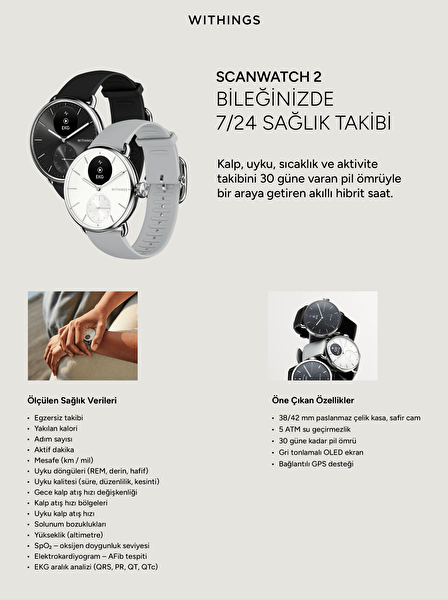 Withings WSM02 V1.0.0 Uyku Analizatörü Ve Apne Dedektörü Medikal Destek Aparatı