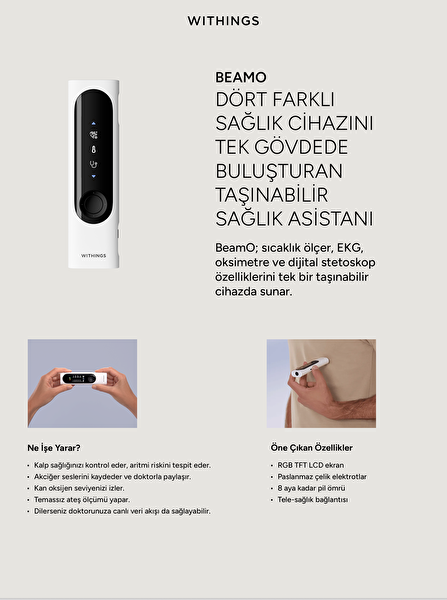 Withings WPM05 BPM Connect Tansiyon Aleti