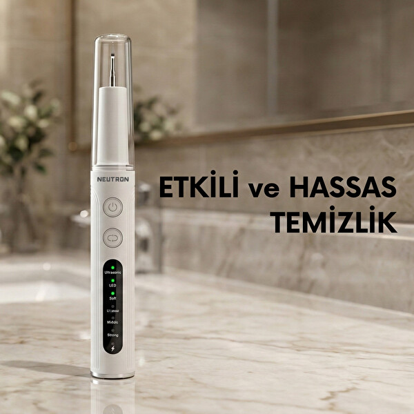 Neutron Şarjlı Ultrasonik Diş Tartarı Temizleyici ve Beyazlatıcı
