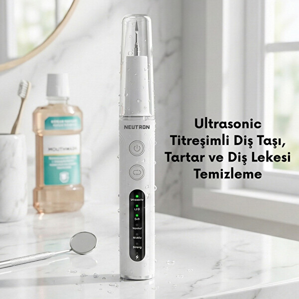 Neutron Şarjlı Ultrasonik Diş Tartarı Temizleyici ve Beyazlatıcı