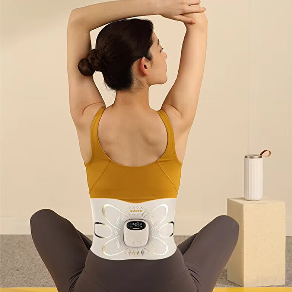 Ezere SlimBelt Pro EMS Isıtmalı Dijital Ekranlı Şarjlı 3 Kademeli Egzersiz Kemeri Bel Ve Karın Masaj Aleti