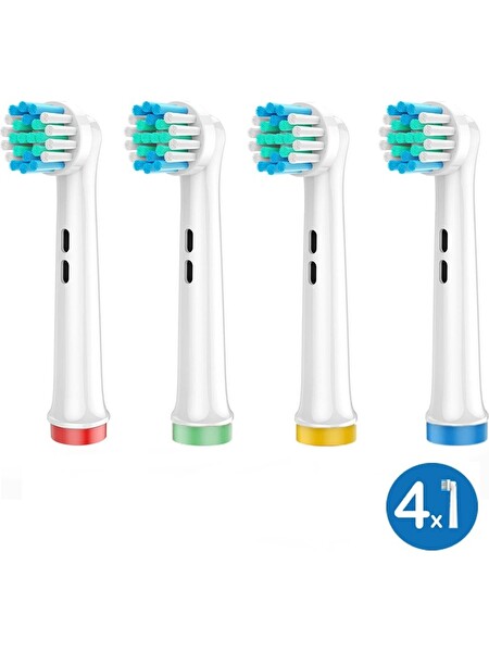 Rovexa Comfy - Klasik Yumuşak Oral B Şarjlı Diş Fırçası Yedek Başlığı - 16 Adet Yedek Başlık