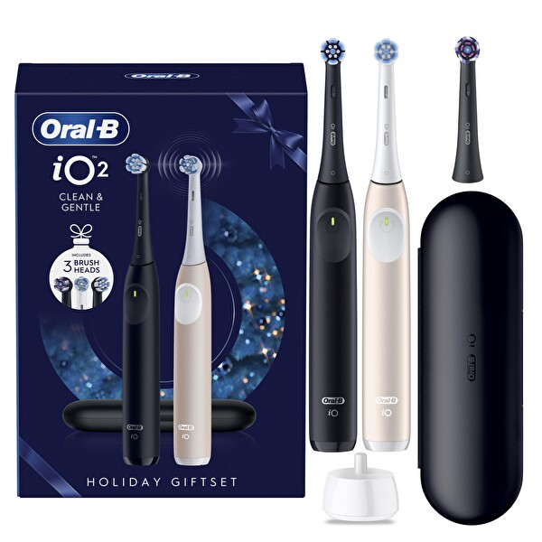 Oral-B iO2 Holiday Edition 2'li Şarjlı Diş Fırçası Seti