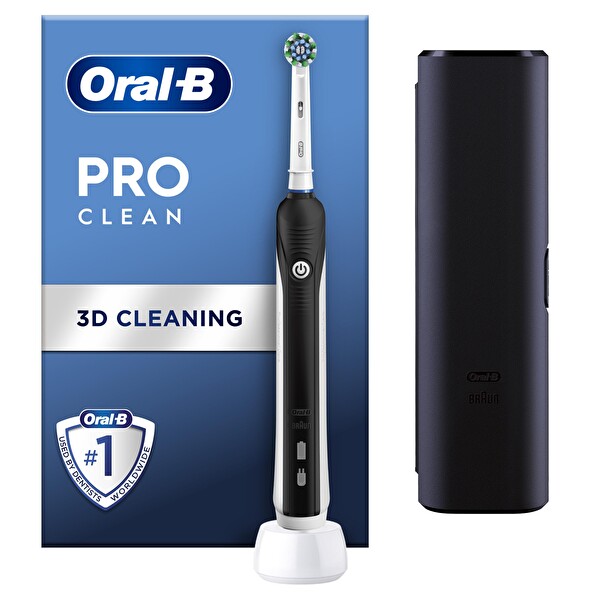 Oral-B Pro Clean Şarjlı Diş Fırçası Siyah - Seyahat Kabı