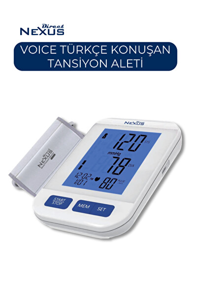 Direct Nexus Konuşan Otomatik Koldan Dijital Tansiyon Aleti