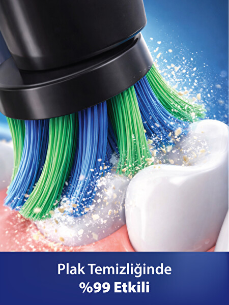 Wohler Değiştirilebilir Başlıklı Şarj Edilebilir Elektrikli Diş Fırçası Siyah