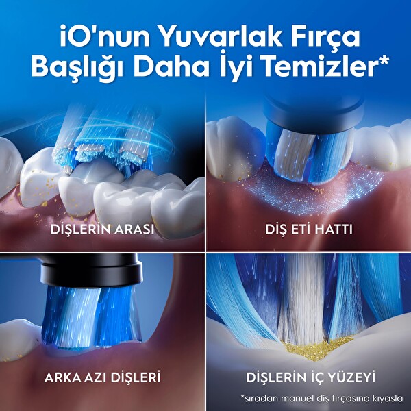 Oral-B iO3Holiday Edition Şarjlı Diş Fırçası ve 3’lü Yedek Başlık
