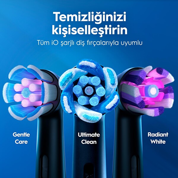 Oral-B iO3Holiday Edition Şarjlı Diş Fırçası ve 3’lü Yedek Başlık