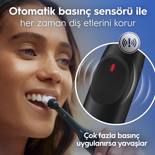 Oral-B iO2 Şarjlı Elektrikli Diş Fırçası 2'li Set - Siyah ve Orman Yeşili - 2 Fırça Başlığı - Seyahat Kabı