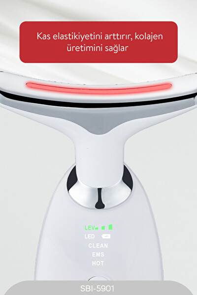 Sinbo SBI-5901 Yüz ve Boyun Bölgesi Sıkılaştırıcı - Beyaz